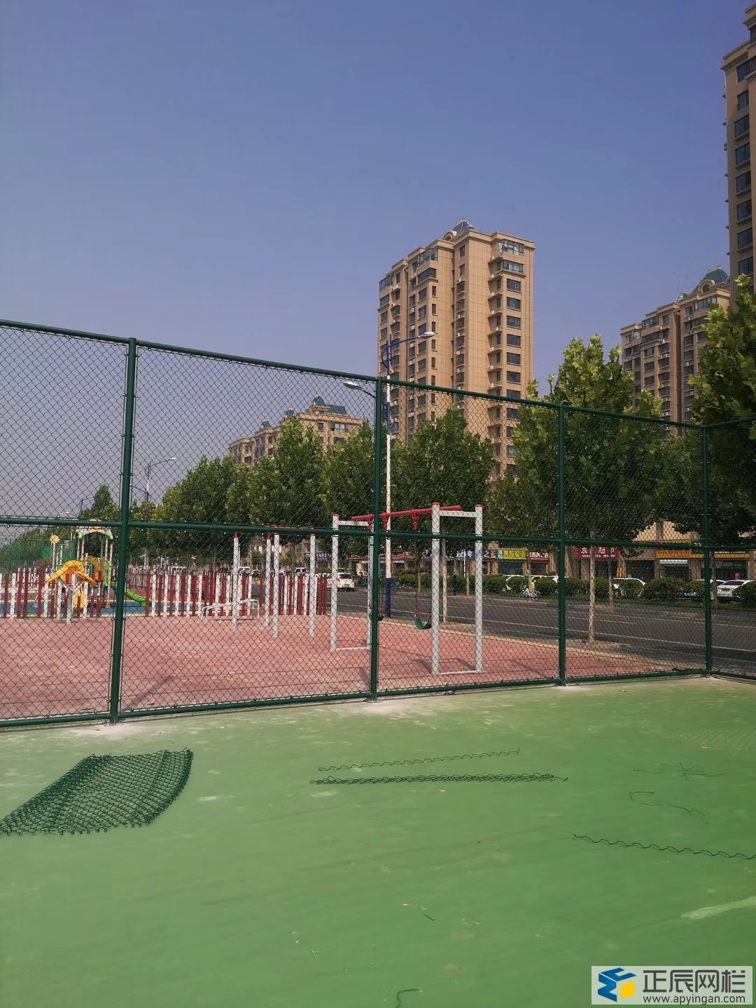 籃球場圍網(wǎng)效果圖