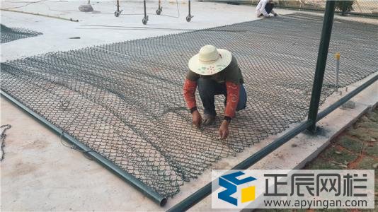 籃球場(chǎng)圍網(wǎng)施工圖